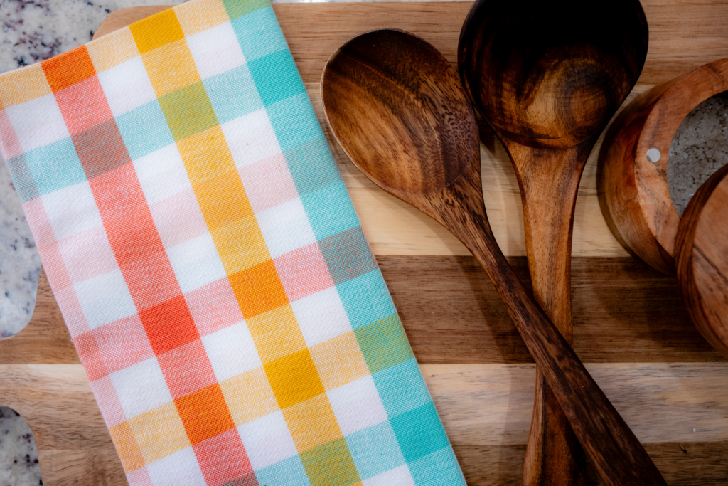 Colorful Gingham Tea Towel