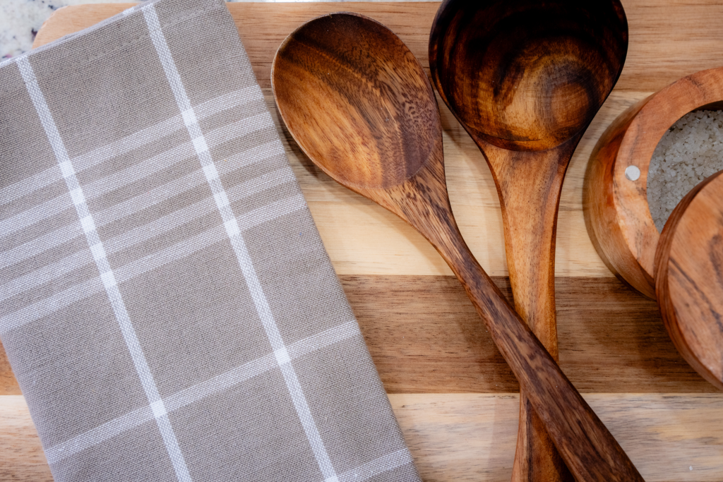 Toupe Gingham Tea Towel