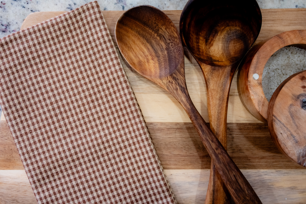 Brown Gingham Tea Towel